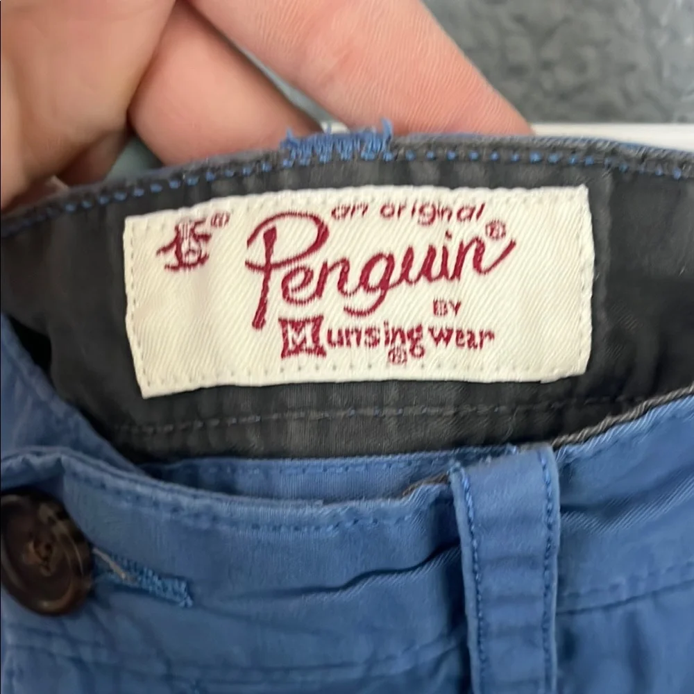 Men's Blue original Penguin Pants 33x32 - Picture 2 of 7
